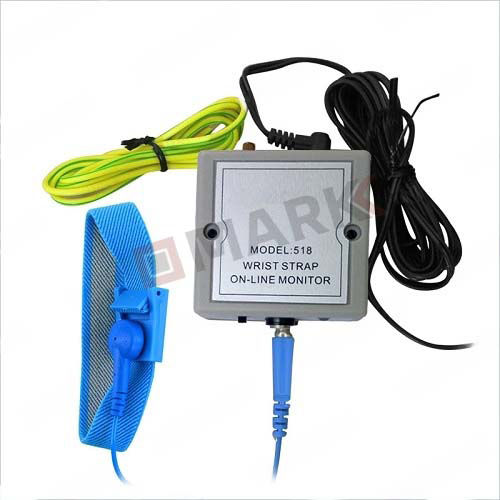 Wrist Strap On-Line Monitor - Color: Silver