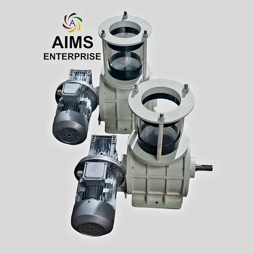 Industrial Rotary Airlock Valve - Color: Silver