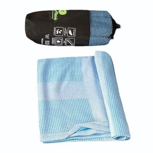 Grassfabric Blue Bamboo Towels - Regular Size: 33 X 33 Cm