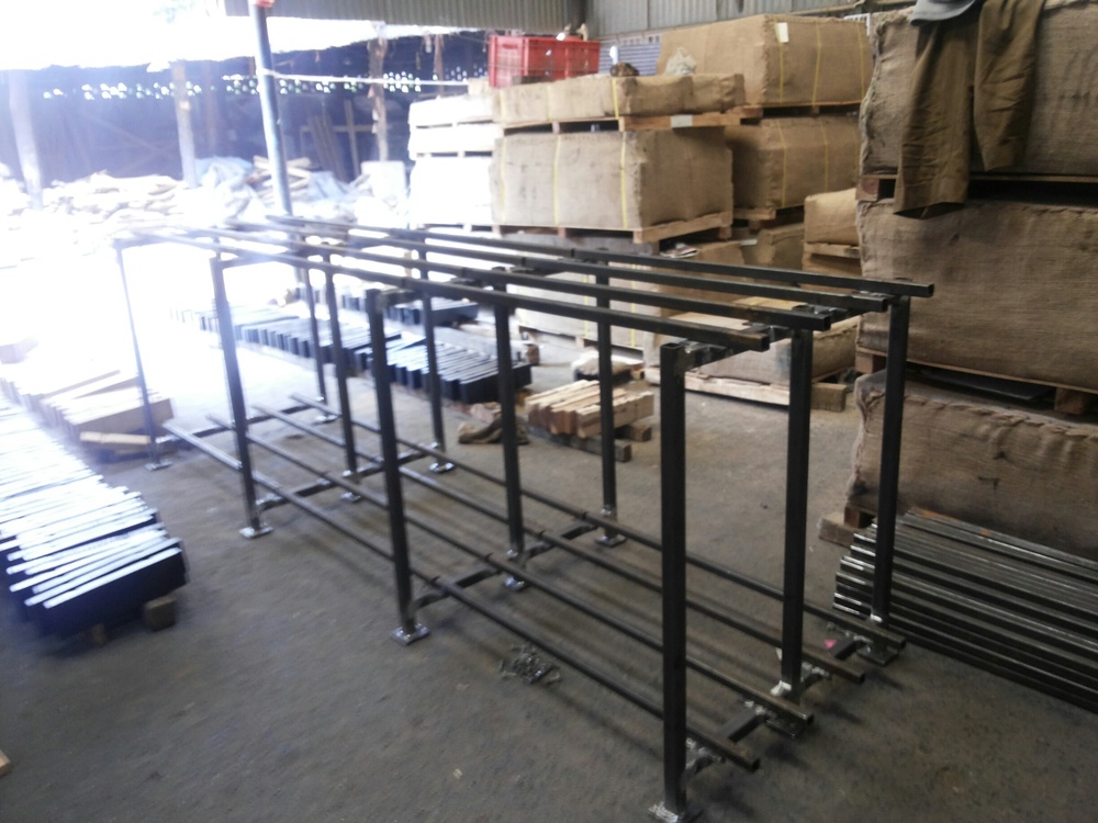 Natural Wooden Battery Stands - Racks - Color: Brown