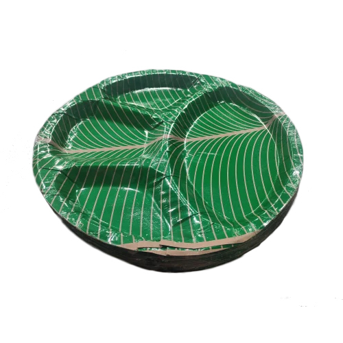 Green Buffet Patravali Plate - Feature: High Quality