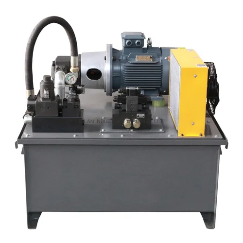 Customized Hydraulic Power Pack - Steel Construction, 220-240 Volt | Grey Color, Industrial Use, High-Force Hydraulic Solution, Warranty Included