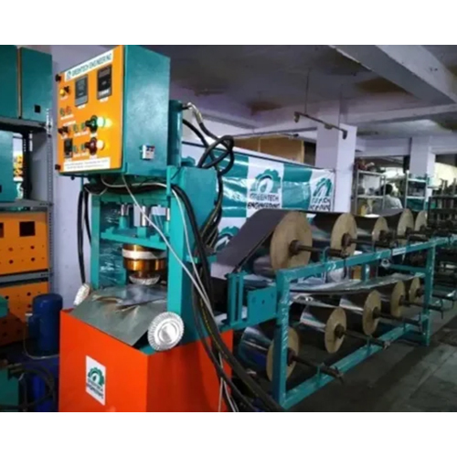 Fully Automatic Paper Plate Machine - Material: Metal