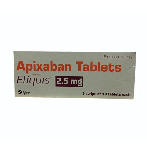 Apix Aban 2.5 Mg Tablet - Drug Type: General Medicines