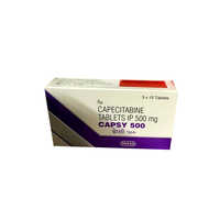 Capecitabine 500 Mg Tablet - 10 Tablets Pack, General Medicine For Cancer Treatment, Recommended Dosage As Per Doctor's Suggestion