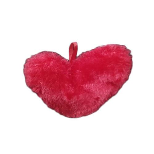 Red Heart Fur Pillow - Color: Different Available