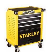 Stanley Tool Trolley And Tools - Height: 2.5 Foot (ft)