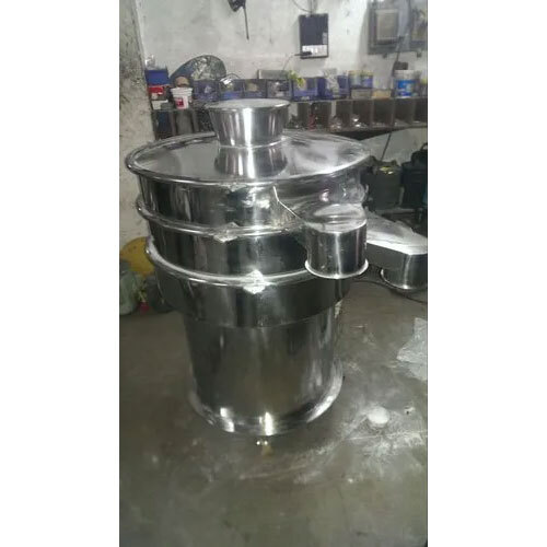 24 Inch Vibro Sifter Machine - Color: Silver