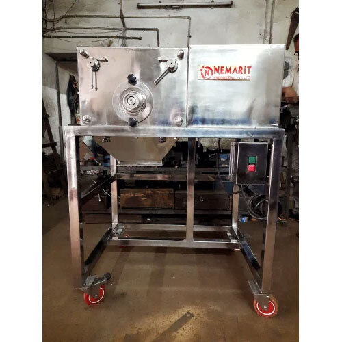 Single Stirrer Oscillating Granulator - Stainless Steel, 50 Kg/hr Capacity, Silver Color, Semi-Automatic Control, 415V Voltage | 1-Year Warranty