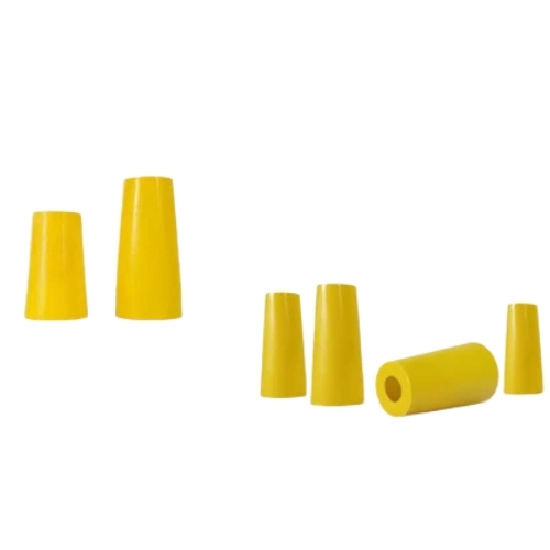 PVC Anchor Sleeve Cone - High-Quality PVC Material, Weatherproof, Bright Yellow Color | Secure Fit for Industrial Anchors, Easy Installation and Removal