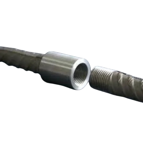 Threaded Rebar Coupler - Steel, 20 Millimeter Diameter, 50 Millimeter Length | Ideal For Interior Refurbishing Applications