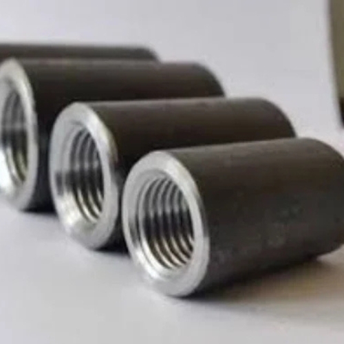 Threaded Rebar Coupler - Steel, 20 Millimeter Diameter, 50 Millimeter Length | Ideal For Interior Refurbishing Applications