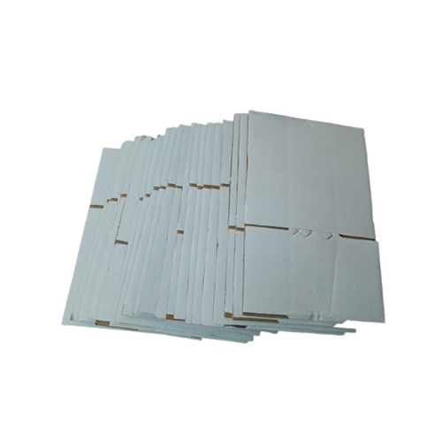 White Corrugated Box - Color: Brown