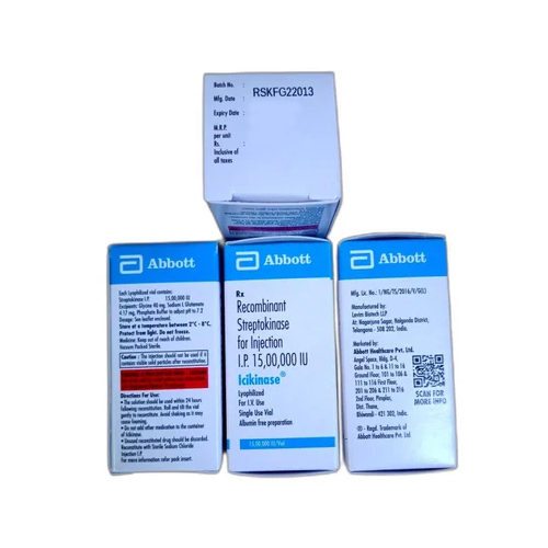 Recombinant Streptokinase For Injection Ip - Dosage Form: Liquid