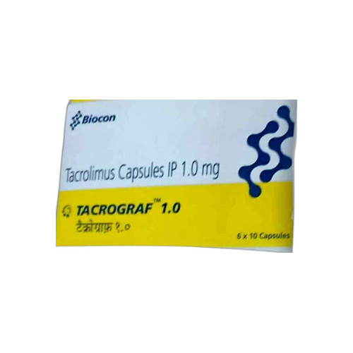 1.0 Mg Tacrograf Capsules - Dosage Form: Solid