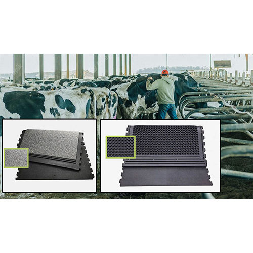 Cow Stall And Cubicle Mats - Color: Black