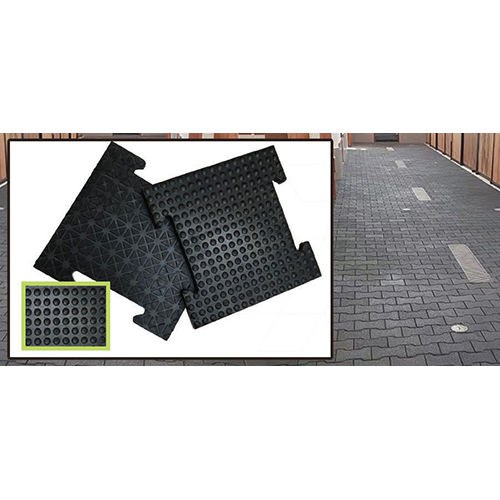 Horse Walker Tiles And Horse Paver Brick - Color: Black