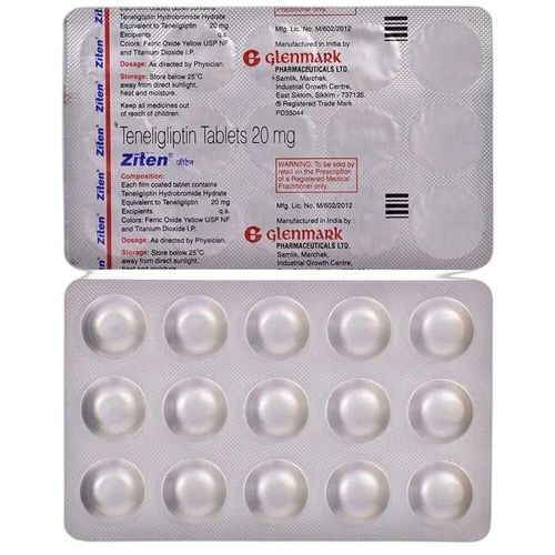 Ziten Teneligliptin Tablets - Purity: 98%