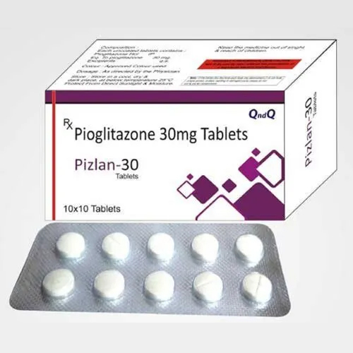 30 Mg Pioglitazone Tablets - Purity: 98%