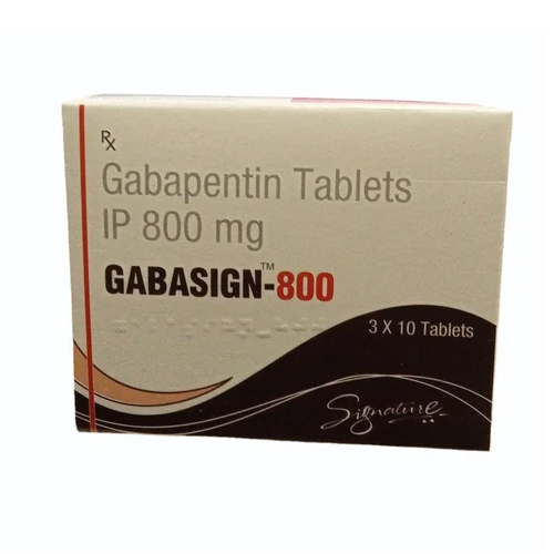 Gabapentin 800 Mg Tablets - Color: White