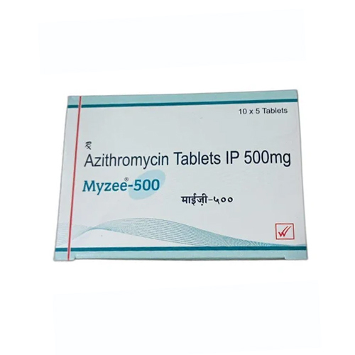 Myzee 500 Azithromycin Tablets - Color: White