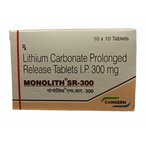 Lithium Carbonate Prolonged Release Tablets - Color: White