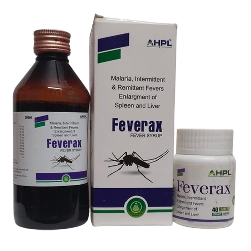 Feverax Malaria Intermittent And Remittent Fevers Enlargment Of Spleen And Liver Syrup - Age Group: For Adults