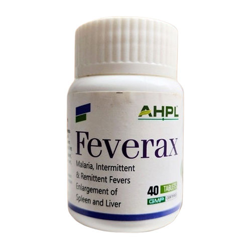 Feverax Malaria Intermittent And Remittent Fevers Enlargement Of Spleen And Liver Tablets - Age Group: For Adults