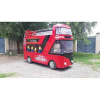 Deluxe London Bus - Frp Material, 12 Passenger Capacity | Ideal Game Equipment For Children