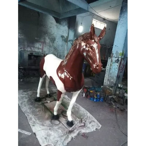 Frp Horse Statue - Color: Brown