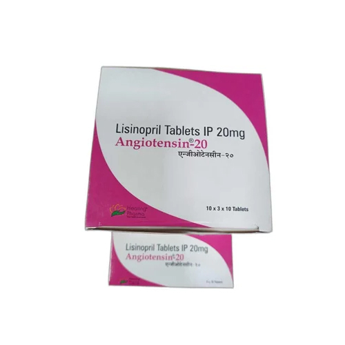 20 Mg Lisinopril Tablets - Color: White