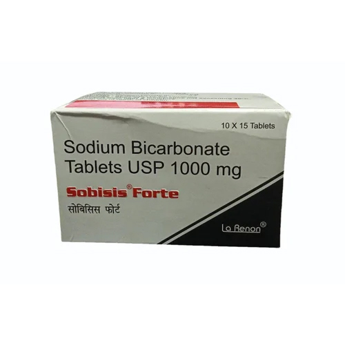 Sodium Bicarbonate 1000 Mg Tablet - Color: White