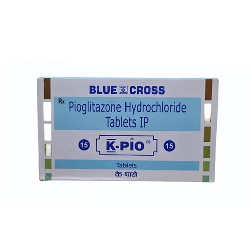 15 Mg Pioglitazone Hydrochloride Tablets - Purity: 98%