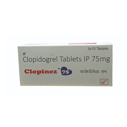 75 Mg Clopidogrel Tablets - Drug Type: General Medicines