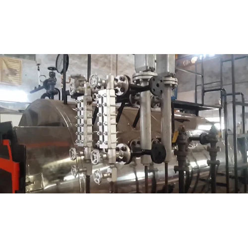 Coconut Shell Fired 6000 Kg-Hr Steam Boiler - Material: Ms