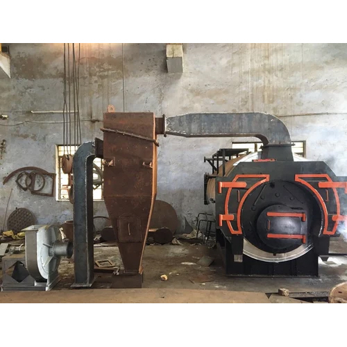 Solid Fuel Fired 3000 Kg-Hr Steam Boiler - Material: Ms