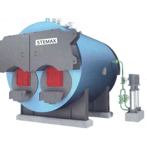 Solid Fuel Fired 1000 Kg-Hr Steam Boiler - Material: Ms