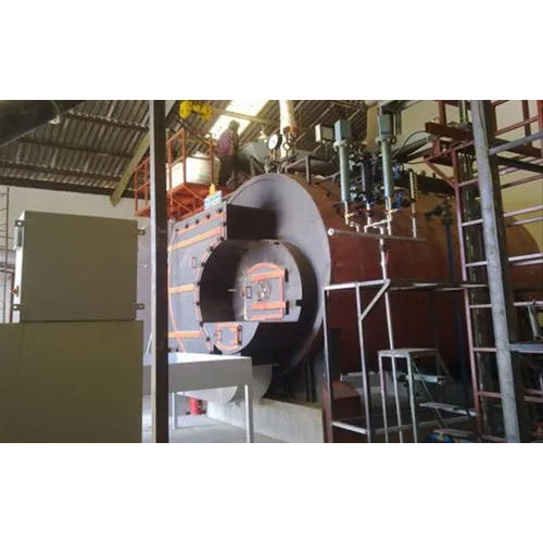 Nutshell Fired 3 Tph Fully Wetback Steam Boiler - Material: Ms