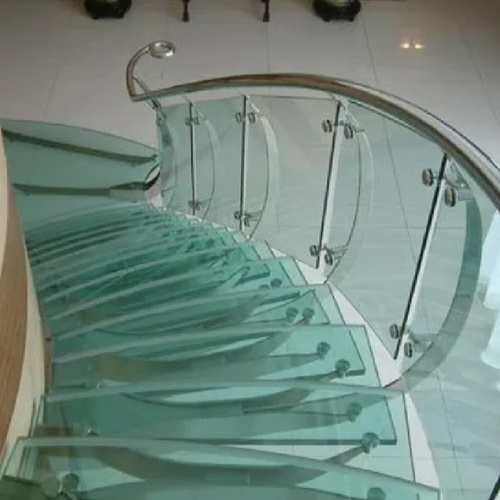 Bend Glass Railing - Color: Transparent