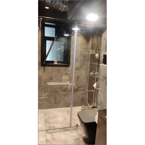 Toughened Glass Shower Partitions - Color: Transparent