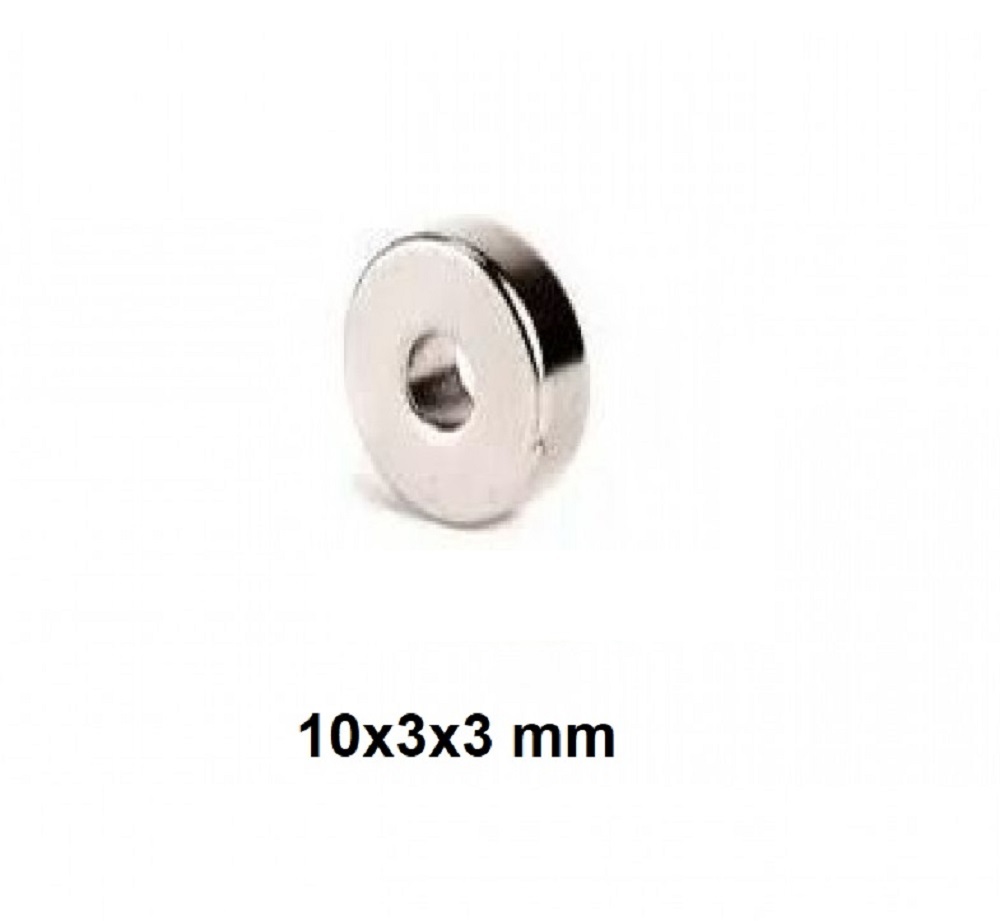 10 x 3 x 3mm Ndfeb Ring Magnet