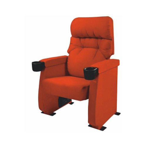 Iac-001 Push Back Deluxe Auditorium Chair - Color: Orange