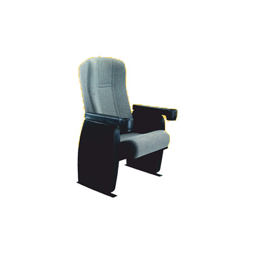 Iac-011 Push Back Auditorium Chair - Color: Grey