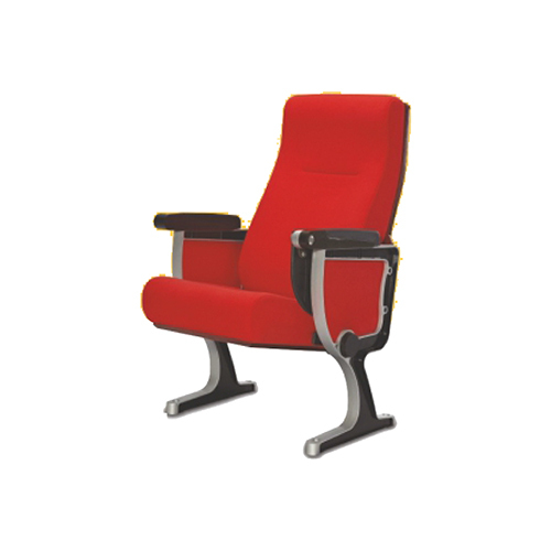 Iac-017 Auditorium Chair With Aluminium Die Cast - Color: Red