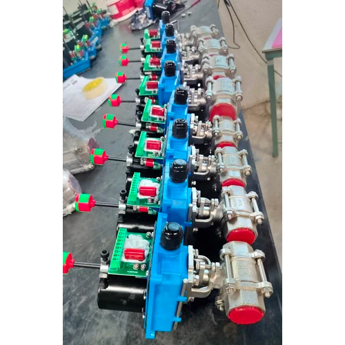 Dc Motor Valve Actuators - Color: Blue