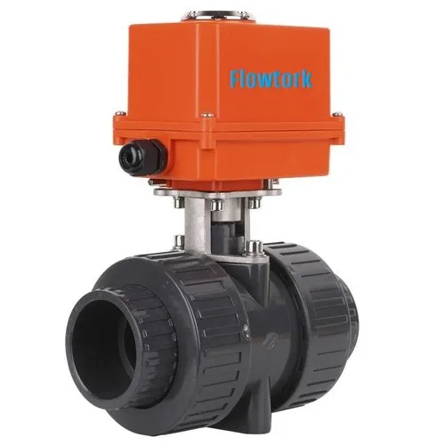 Motorized Ball Valve - Color: Red