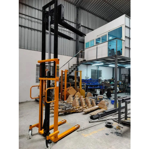 1 Ton Hydraulic Fork Stacker - Usage: Industrial