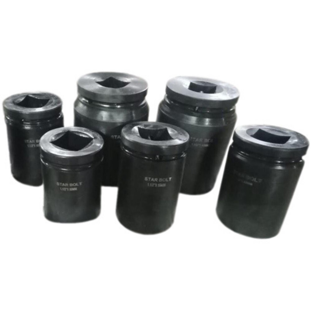 Deep Impact Sockets - Standard Size, Matte Black | Industrial & Commercial Usage, Includes Warranty