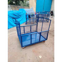 250kg Ms Industrial Trolley - Color: Blue