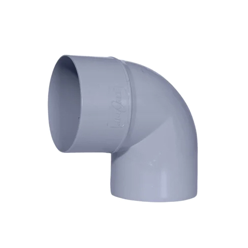 110 MM SWR Elbow - PVC Material, 4 Inch Outer Diameter, Grey Color | Round Shape, Powder-Coated for Corrosion Resistance